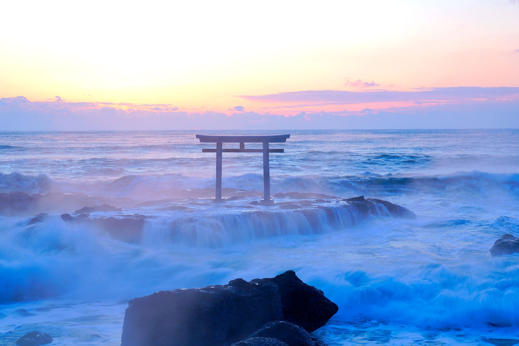 波の音、松風のささやき、緑のやすらぎの中で。